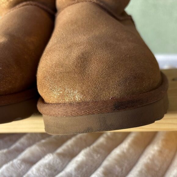 UGG Mini Bailey Bow Glimmer - Great Condition Size 10 - Picture 9 of 9